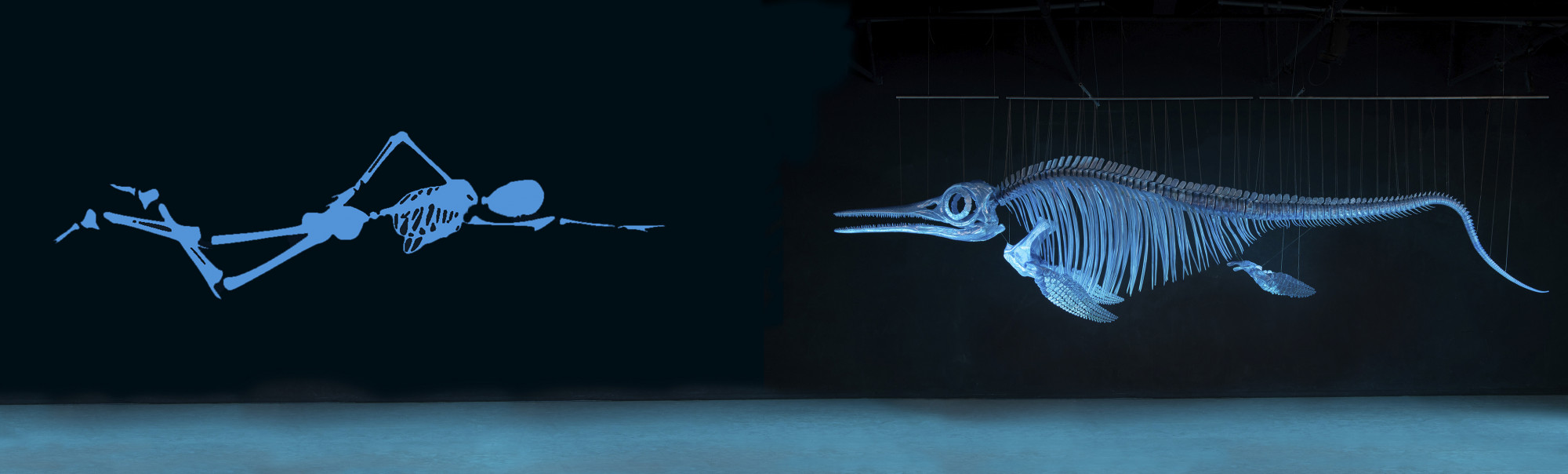 DER GESCHLOSSENE KREIS trifft SCHWIMMEN IN BLAU